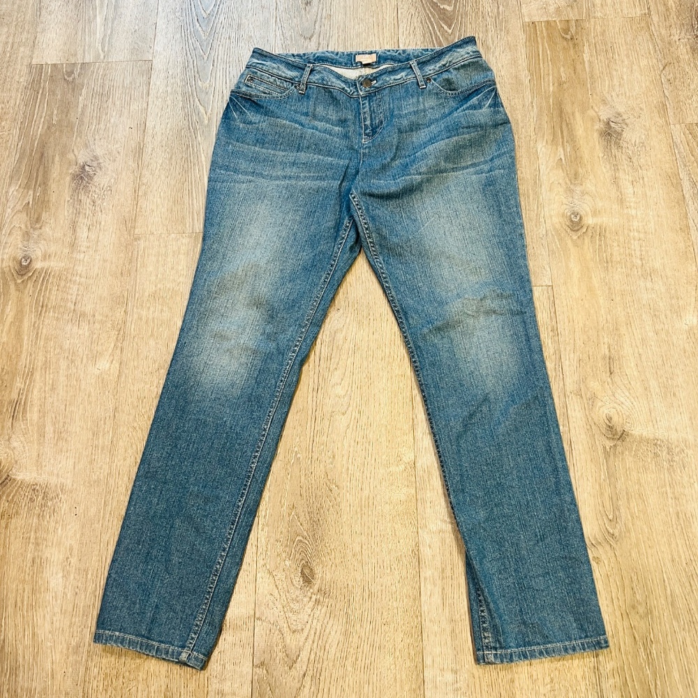 J. JILL Denim Jeans Women Size 10 petite stretch skinny jeans 32x29